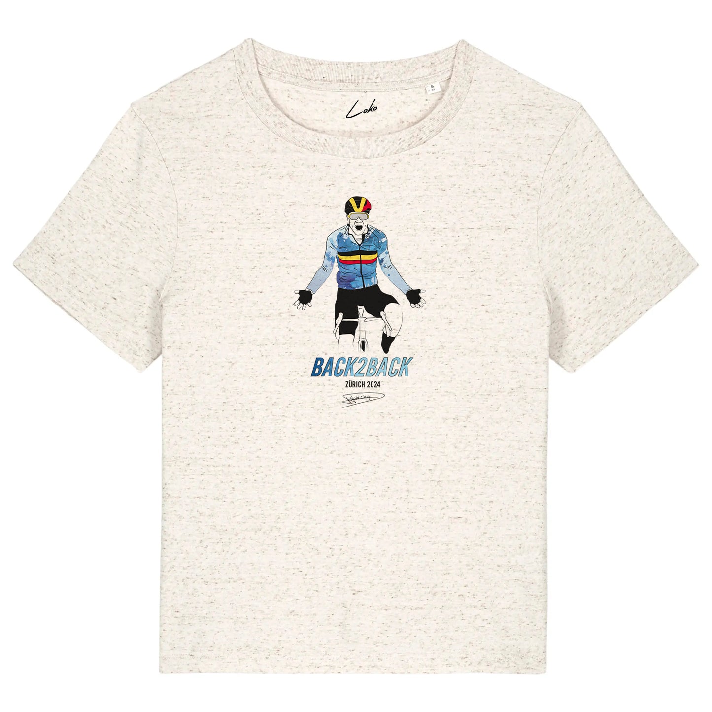 Dames T-shirt BACK2BACK