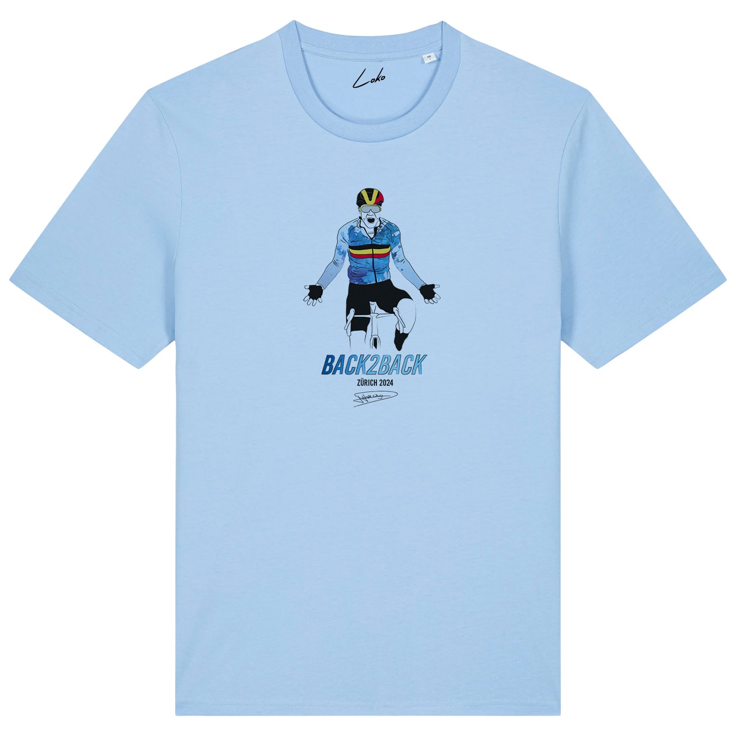 Heren T-shirt BACK2BACK